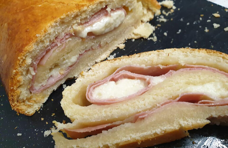 focaccia arrotolata
