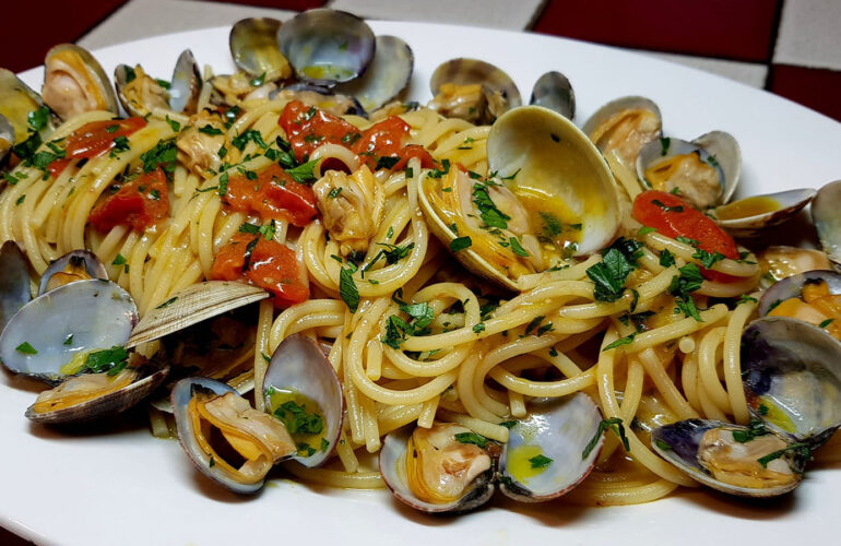 spaghetti a vongole