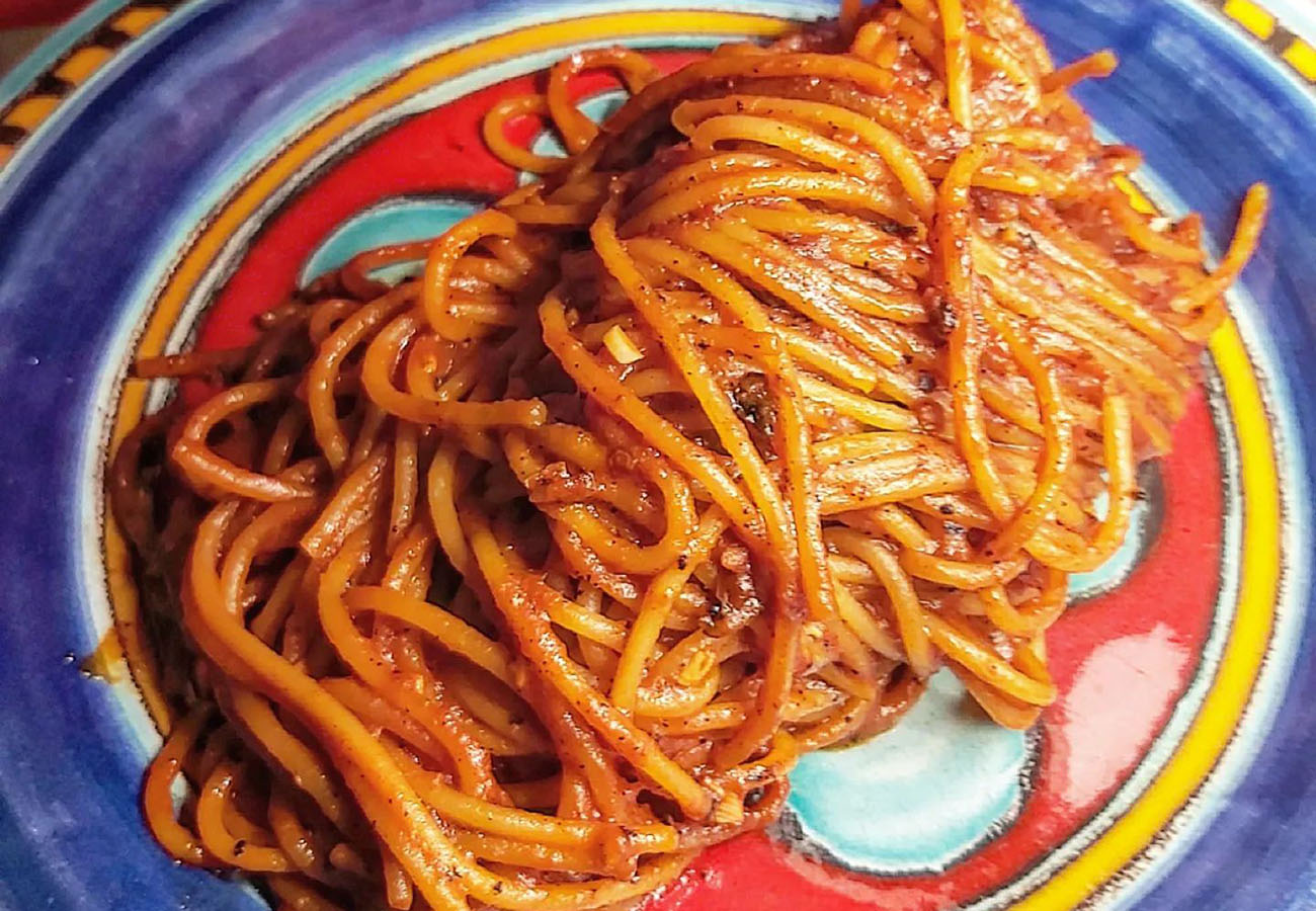 spaghetti coi pomodori arrosto 4