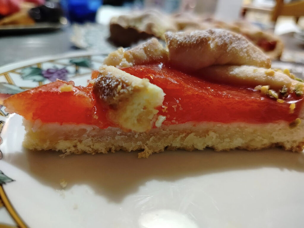 Crostata al gelo di anguria