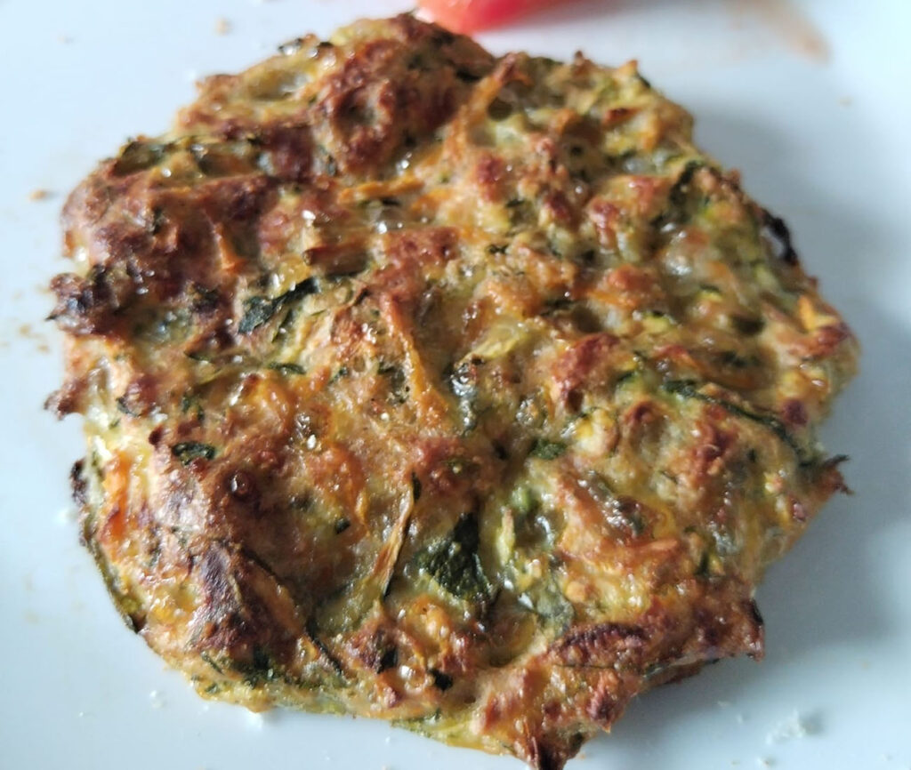 Frittelle di zucchine cotte in forno