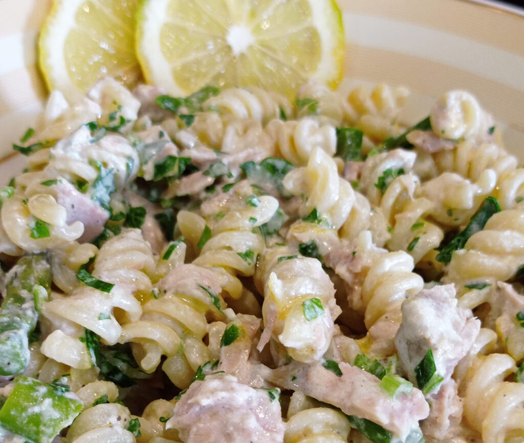 Pasta fredda tonno e limone 2