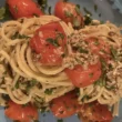 Spaghetti al pesto di alici