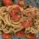 Spaghetti al pesto di alici