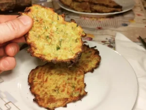 frittelle di zucchine in friggitrice ad aria