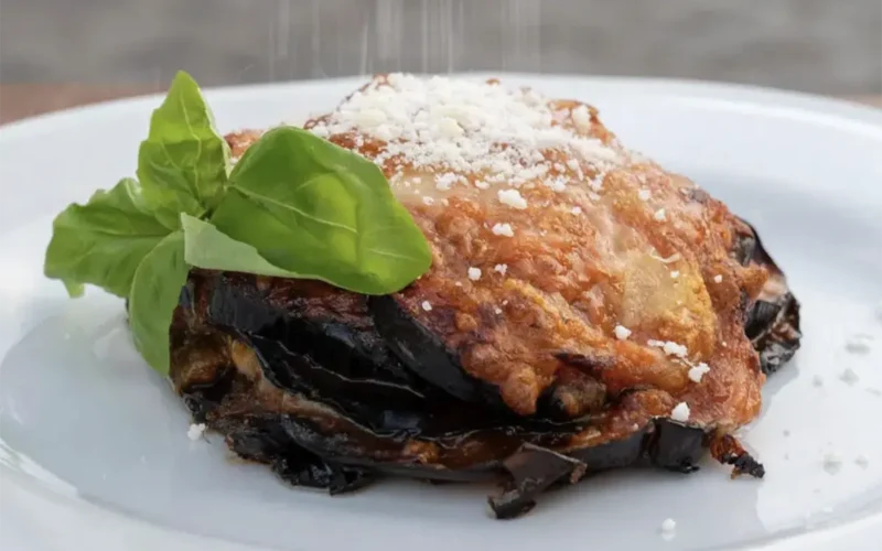 millefoglie di melanzane estiva