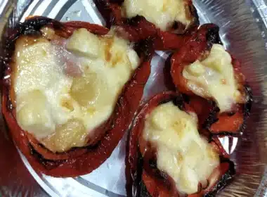 peperoni ripieni in friggitrice ad aria