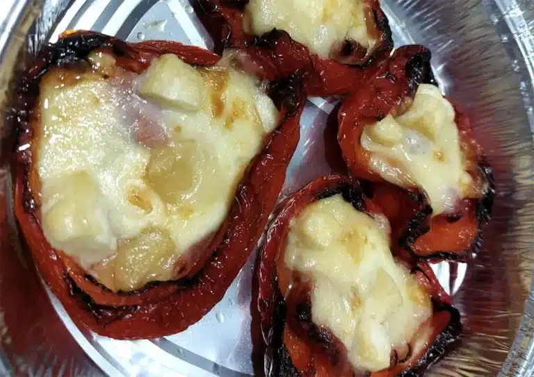 peperoni ripieni in friggitrice ad aria