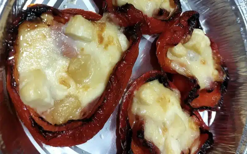 peperoni ripieni in friggitrice ad aria