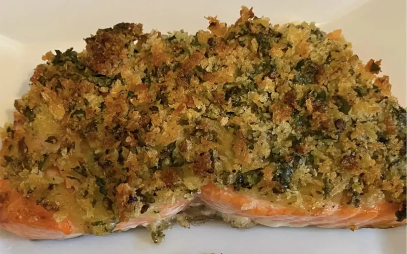 salmone gratinato