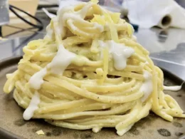 spaghetti pesto limoni