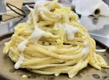 spaghetti pesto limoni