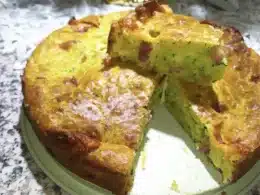 torta salata di zuchine formaggio e salumi