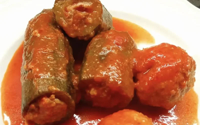 zucchine ripiene di carne