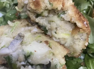 Polpette di alici e zucchine