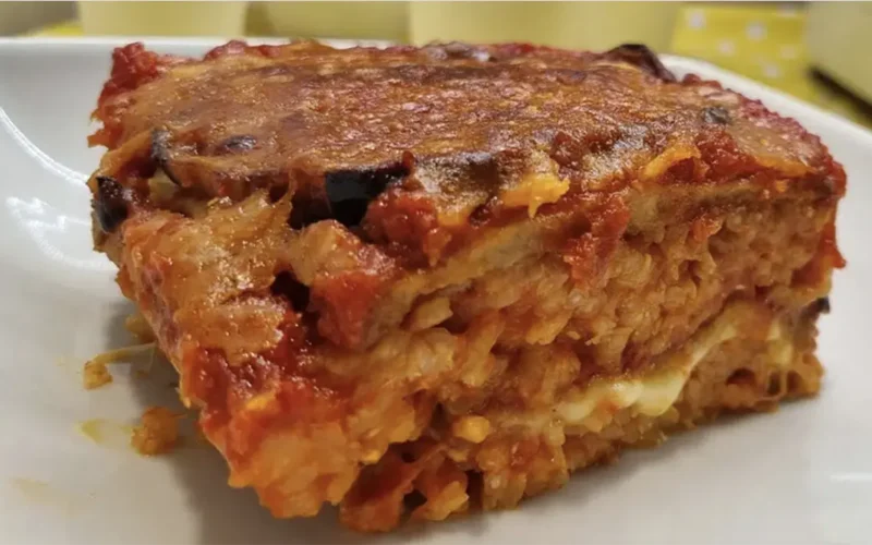 Sformato di riso alla parmigiana