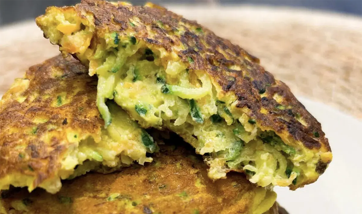 pancake di zucchine.