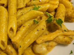 pasta calamari e gamberi