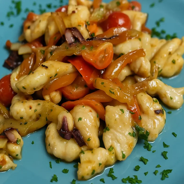 pollo e peperoni padella