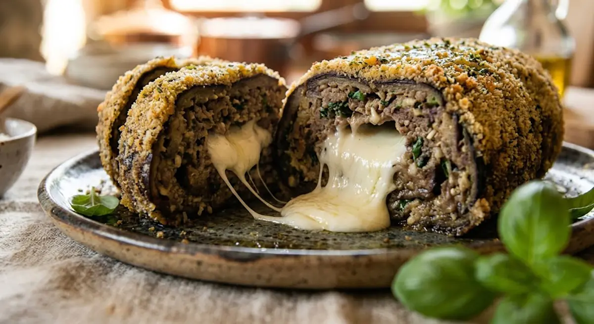 polpettone di melanzane