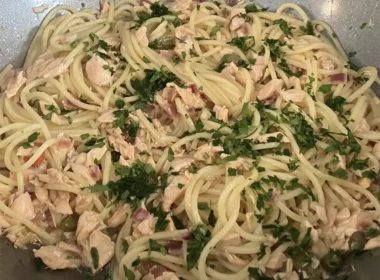 spaghetti al salmone