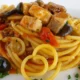 spaghetti pesce spada olive