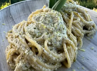 spaghetti ricotta di pecora