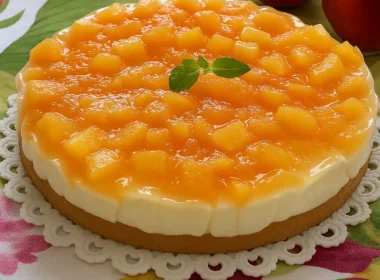 dolce alle pesche i Sara Brancaccio