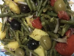 insalata fagiolini patate e olive