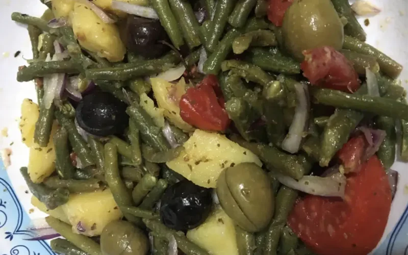 insalata fagiolini patate e olive