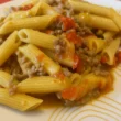 Pasta peperoni e macinato
