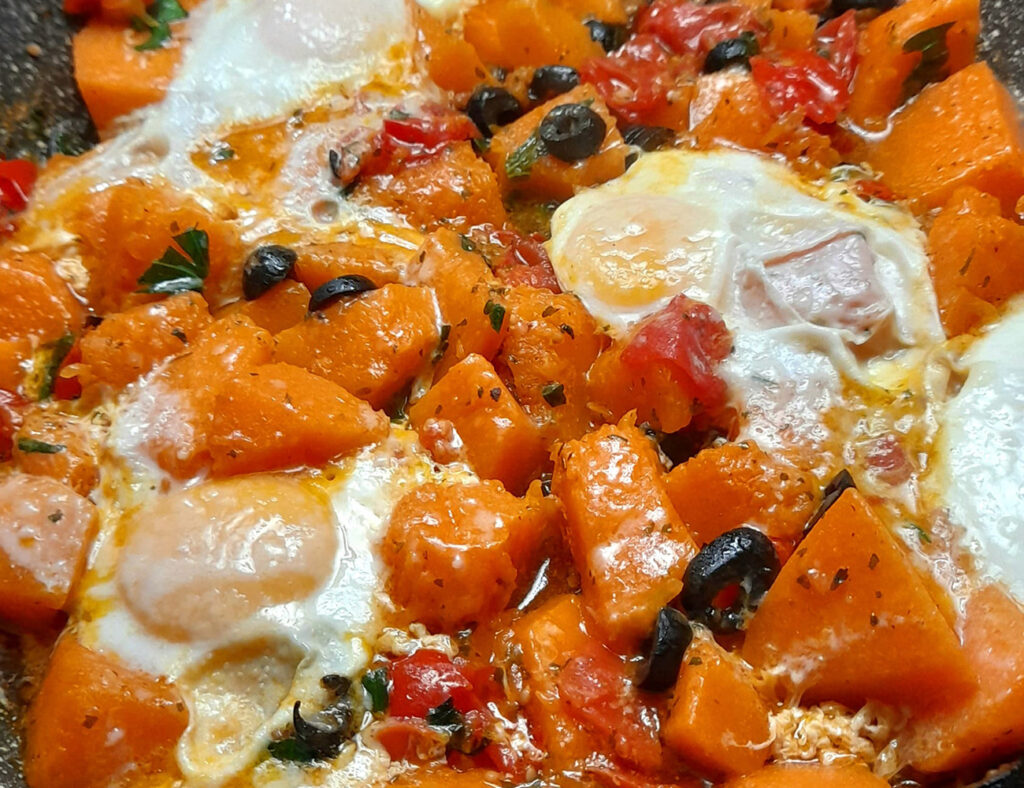 uova e zucca