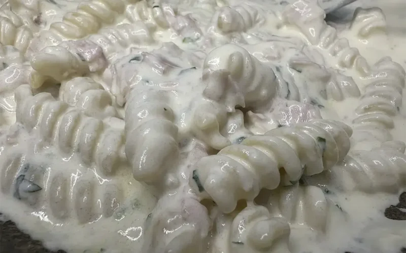 fusilli panna e prosciutto