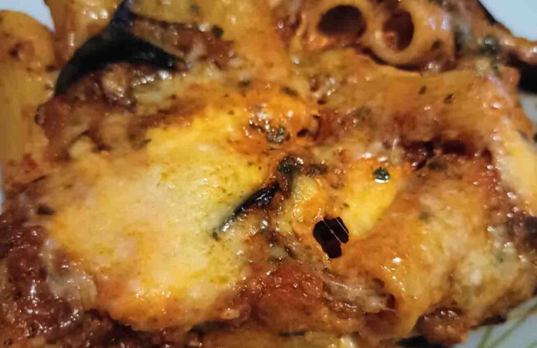 pasta montalbano al forno alla siciliana
