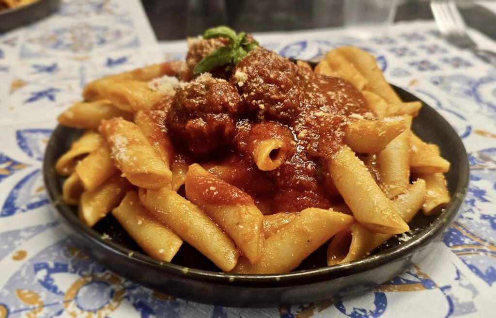 ragù con le polpette