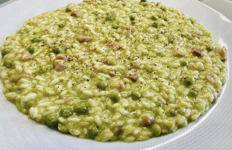 risotto ai piselli