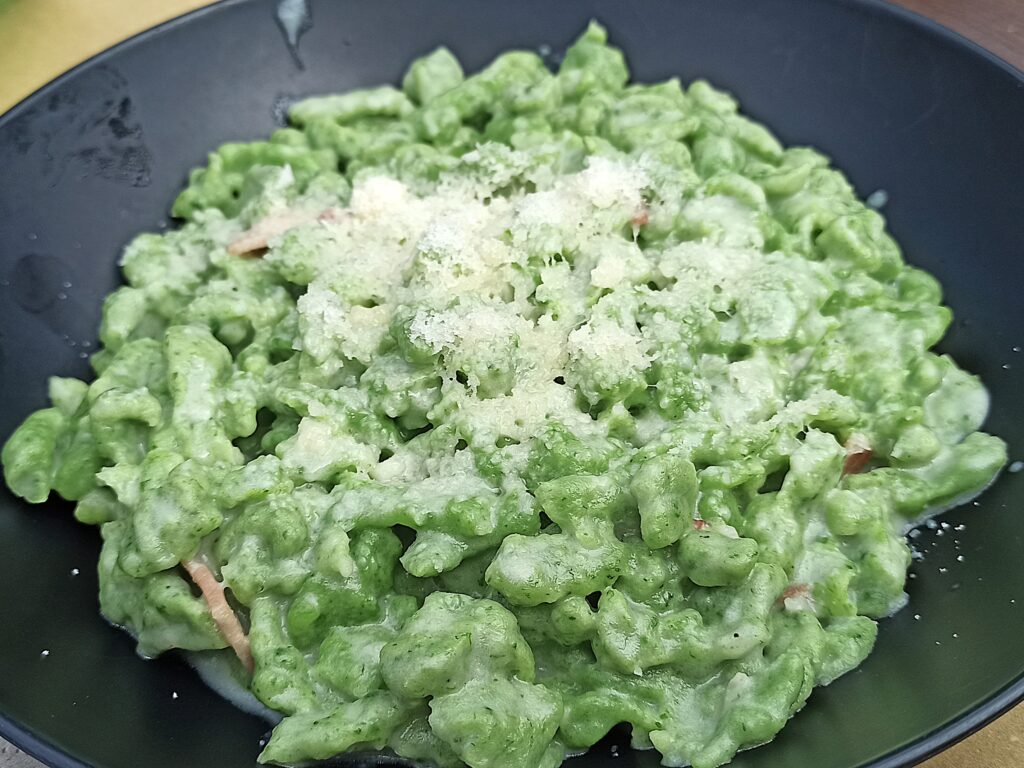 Spatzle di spinaci