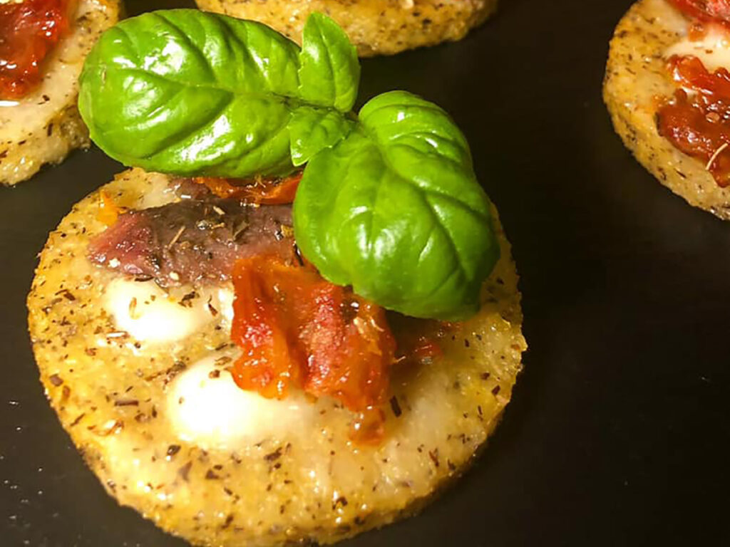 pizzette di polenta