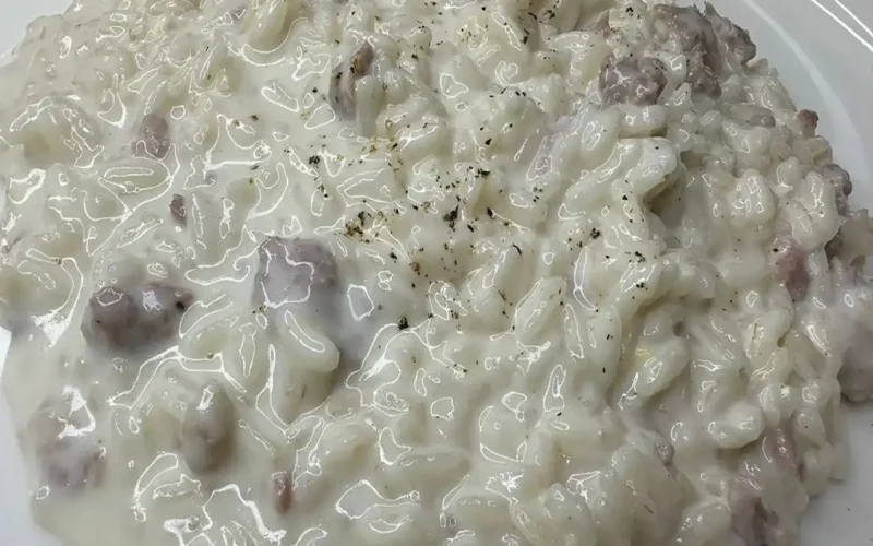 risotto bianco natalizio