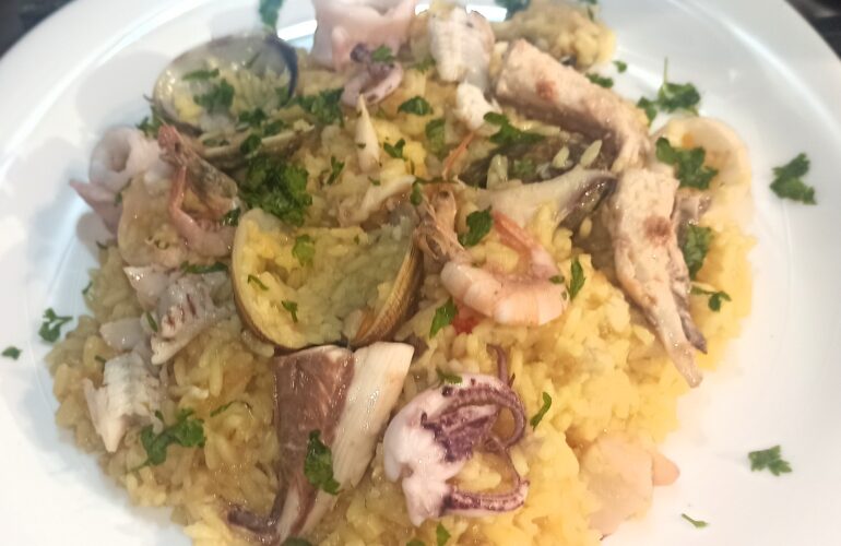 risotto alla pescatora