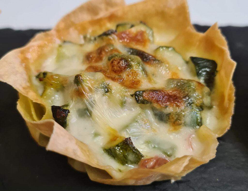 Lasagne Cupcakes con Zucchine