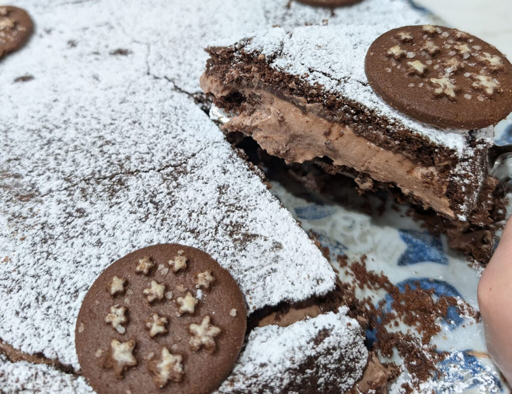 Torta fredda Pan di stelle
