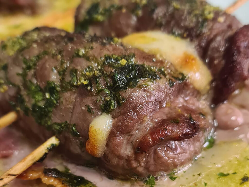 bombette cacio e pepe