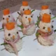 pupazzetti di neve salati