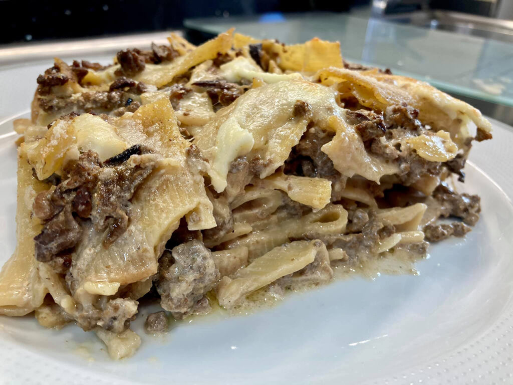 rigatoni al gratin