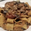 Pasta che mulignane a fungitiello