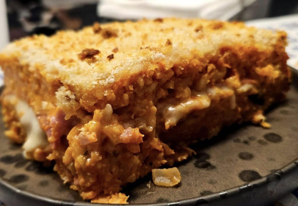 Sformato di Riso con Scamorza Affumicata