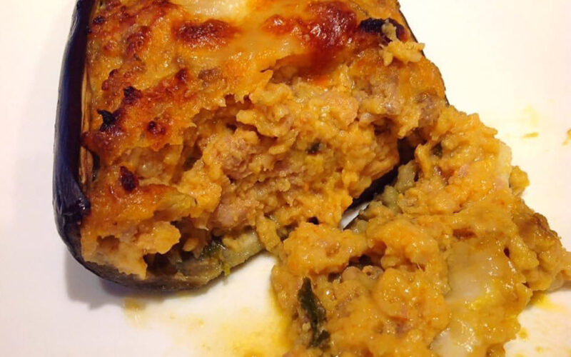 Barchette di melanzane a modo mio