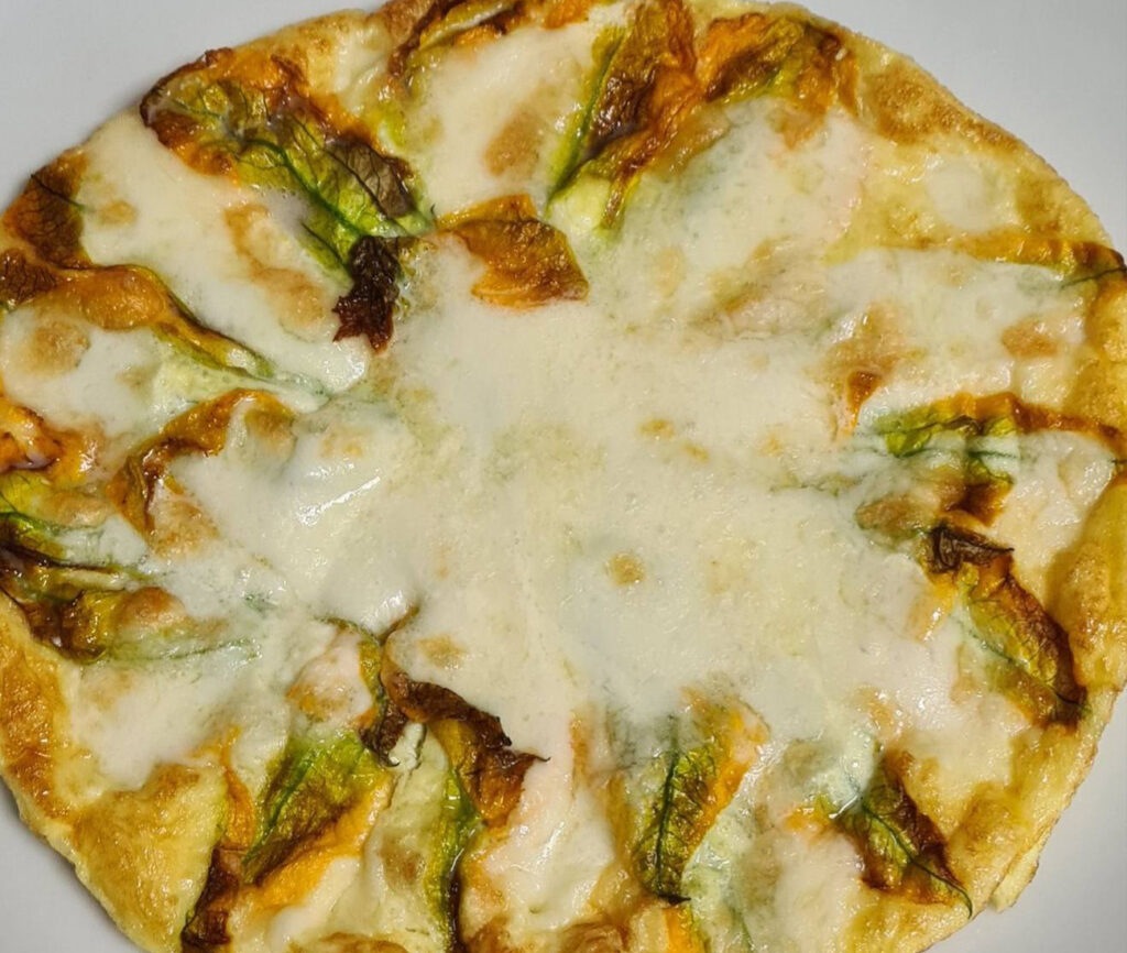 FRITTATA FIORI E MOZZARELLA