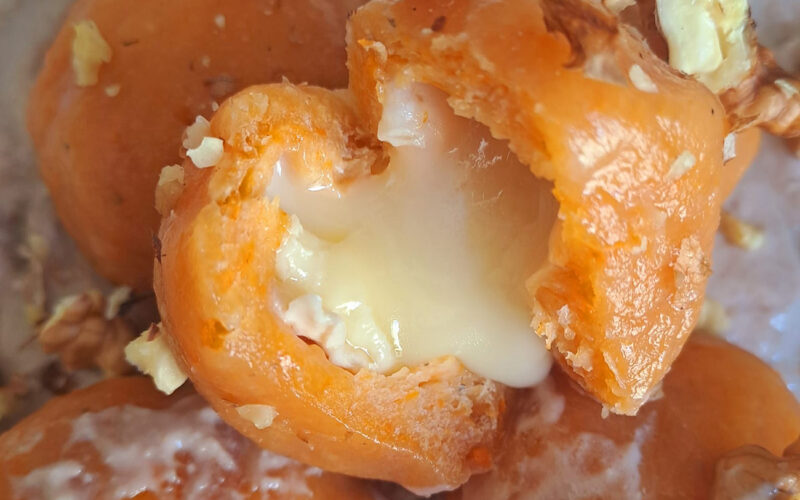 Super Gnocchi di Zucca con Cuore di Brie e Crema di Noci 